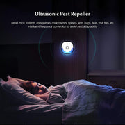 Ultrasonic Outdoor Animal Repellent, US Plug
