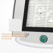 XJ-005 Car Solar Energy Negative Ion Smart USB Air Purifier (White)