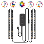 Y12 USB Car Colorful RGB Foot LED Atmosphere Light