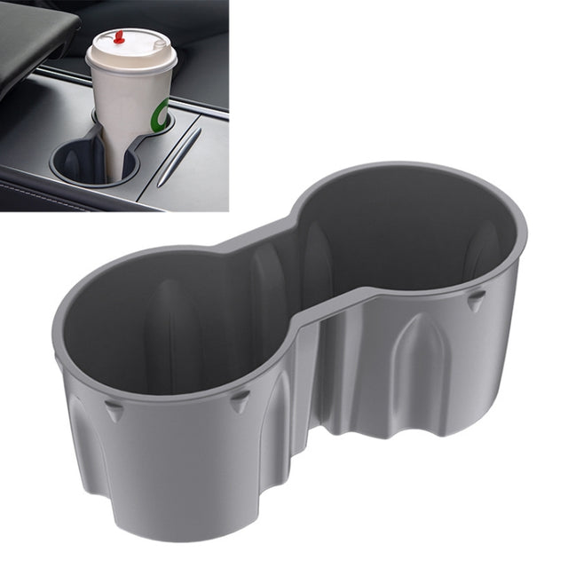 SHUNWEI SD-1054 Car Water Cup Holder for Tesla Model 3 / Y 2021-2022(Grey)