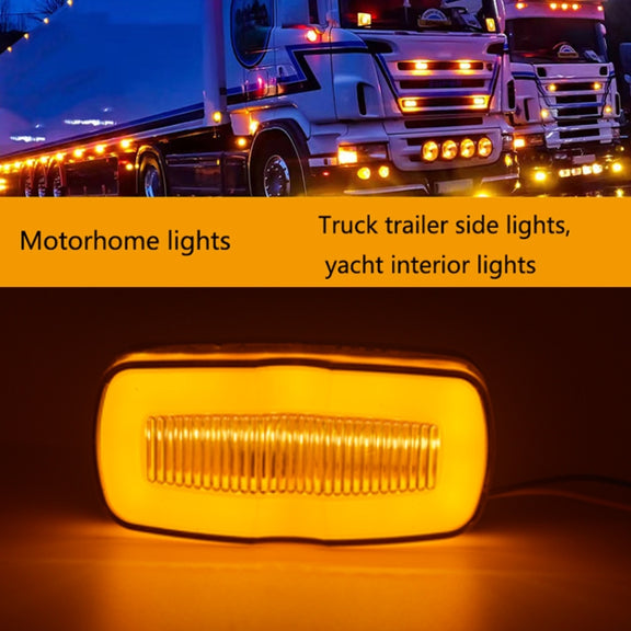 2 PCS MK-190 Truck LED Side Marker Light (Red Light)