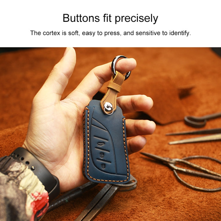 For Lexus New Style Car Cowhide Leather Key Protective Cover Key Case (Brown)