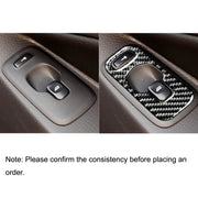 Car Carbon Fiber Window Lift A Decorative Sticker for Volvo XC90 2003-2007, Left Drive