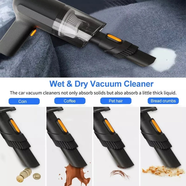 Car Portable Handheld Powerful Vacuum Cleaner Style: Wireless (Green)