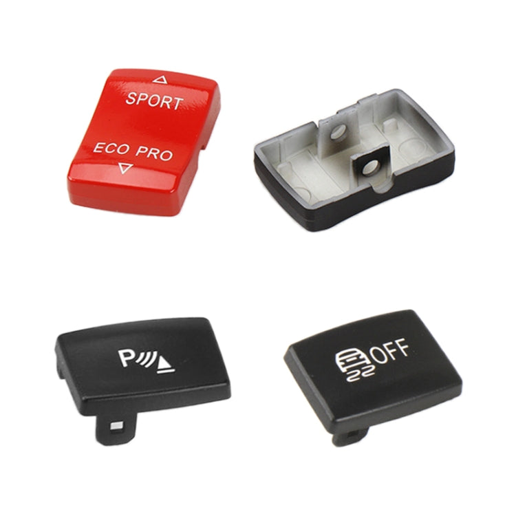 For BMW 3 Series Left Driving Car Central Control Multi-function Sport Button 6131 9252 912(Black)