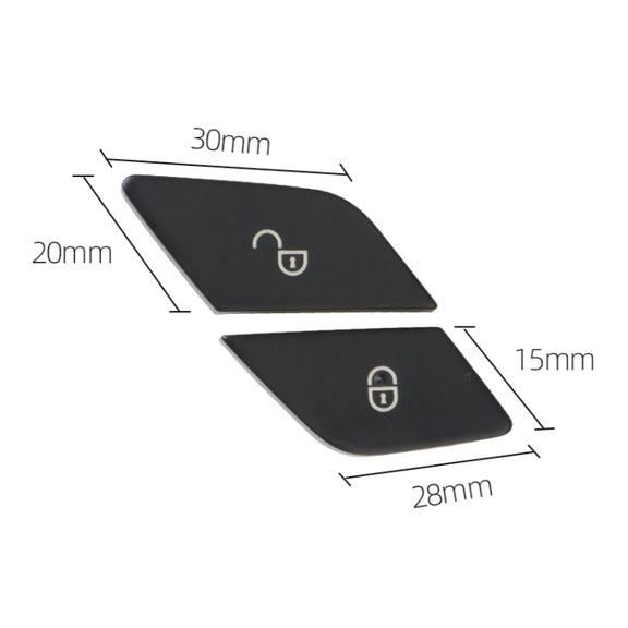 For Mercedes-Benz E-Class 2016-2021 Left Driving Car Right Side Door Lock Switch Buttons 2059055251(Red)