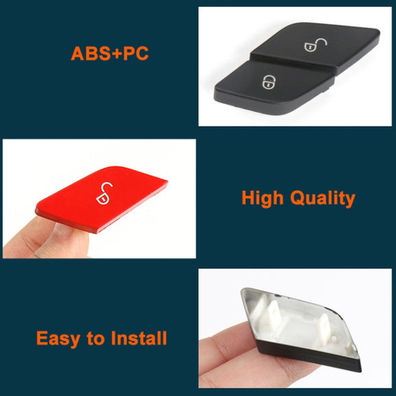 For Mercedes-Benz E-Class 2016-2021 Left Driving Car Right Side Door Lock Switch Buttons 2059055251(Red)