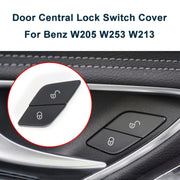 For Mercedes-Benz E-Class 2016-2021 Left Driving Car Left Side Door Lock Switch Buttons 2059055251 (Red)