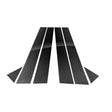 Car Carbon Fiber B Pillar Decorative Sticker for Audi A4L 2017-, Left and Right Drive Universal - Car Interior Mouldings by PMC TechLife | Online Shopping South Africa | PMC TechLife | Buy Now Pay Later Mobicred