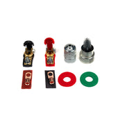1 Pair Car Battery Cable Terminal Clamps Connectors Battery Clip Wiring with Protective Cleaning