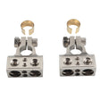 2 PCS Positive and Negative Car Metal Battery Connectors Terminals Clamps Clips with Kits - Booster Cable & Clip by PMC TechLife | Online Shopping South Africa | PMC TechLife | Buy Now Pay Later Mobicred