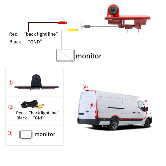 PZ463 Car Water-resistant 170 Degree View Camera for Renault / Opel