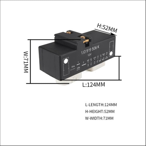 Car Relay Air Conditioning Controller 1J0919506K  for Volkswagen Bora / Golf 4