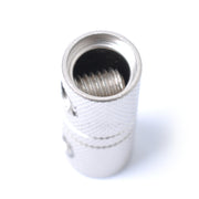 2 PCS Wire Coupler Terminal Butt Connector 4GA AWG Gauge Joiner Barrel Set Screw