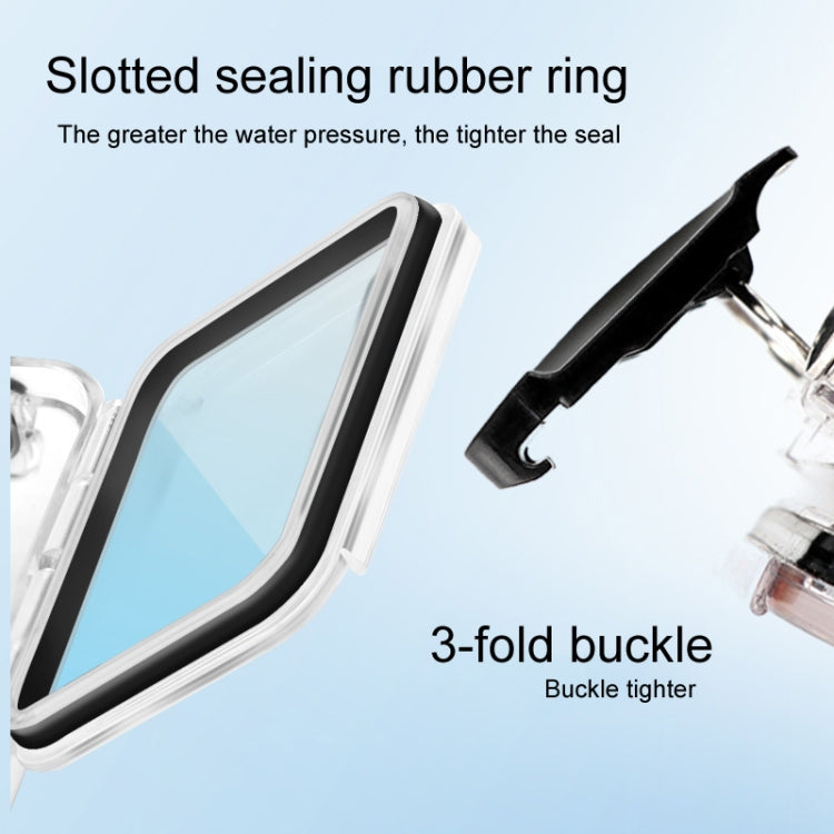 45m Water-resistant Case + Touch Back Cover for GoPro HERO8 Black