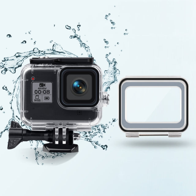45m Water-resistant Case + Touch Back Cover for GoPro HERO8 Black