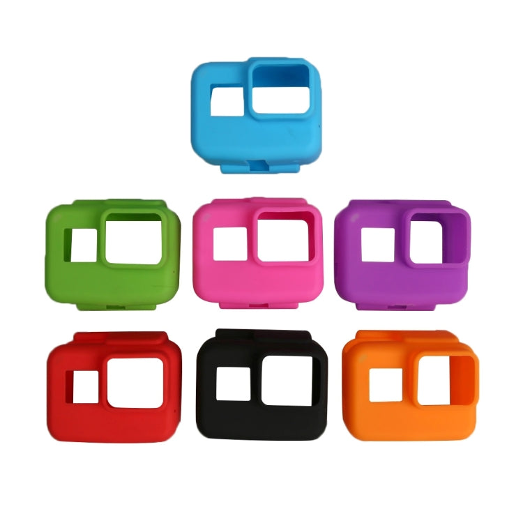 Original for GoPro HERO5 Silicone Border Frame Mount Housing Protective Case Cover Shell(Green)