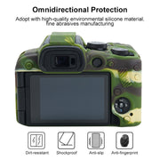 For Canon EOS R10 Soft Silicone Protective Case (Camouflage)