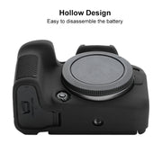 For Canon EOS R10 Soft Silicone Protective Case (Black)