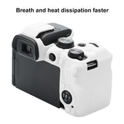 For Canon EOS R10 Soft Silicone Protective Case (White)