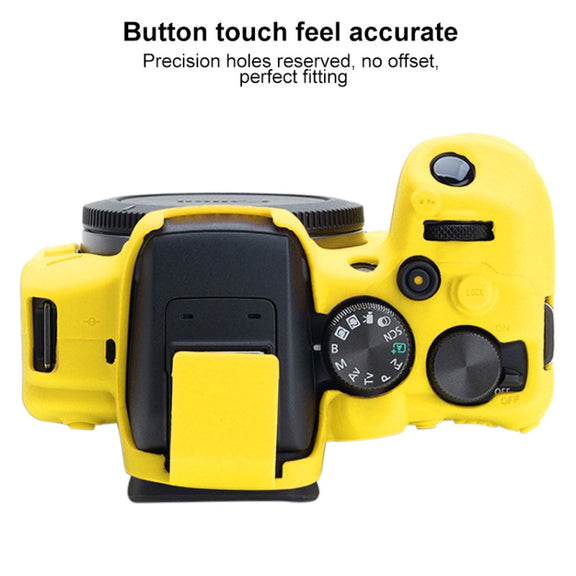 For Canon EOS R10 Soft Silicone Protective Case (Yellow)