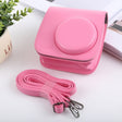 Retro Style Full Body Camera PU Leather Case Bag with Strap for FUJIFILM instax mini 9 / mini 8+ / mini 8(Pink) - free shipping - PMC TechLife - Order now!