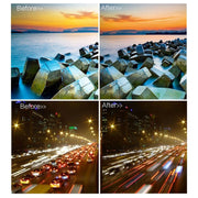 JUNESTAR Proffesional 58mm Lens Filter ND Filter Kits (ND2 + ND4 + ND8) for GoPro & Xiaomi Xiaoyi Yi & SJCAM Sport Action Camera