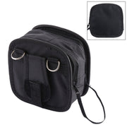 9PCS Nylon Filter Bag with Strap, Size:14��12��6cm(Black)