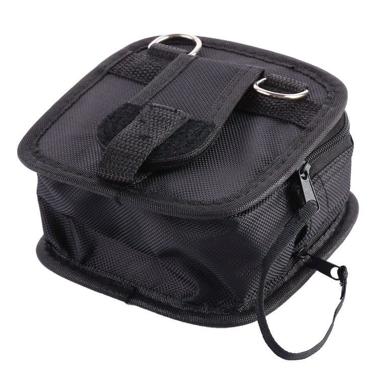9PCS Nylon Filter Bag with Strap, Size:14��12��6cm(Black)