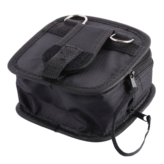 9PCS Nylon Filter Bag with Strap, Size:14��12��6cm(Black)
