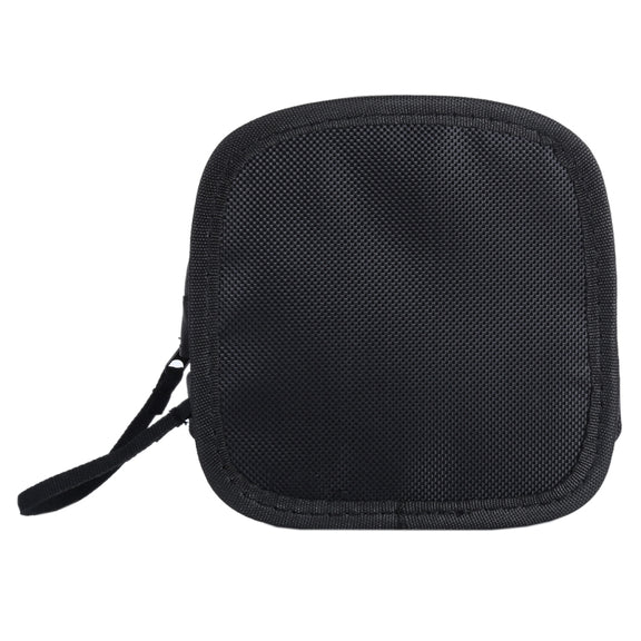 9PCS Nylon Filter Bag with Strap, Size:14��12��6cm(Black)