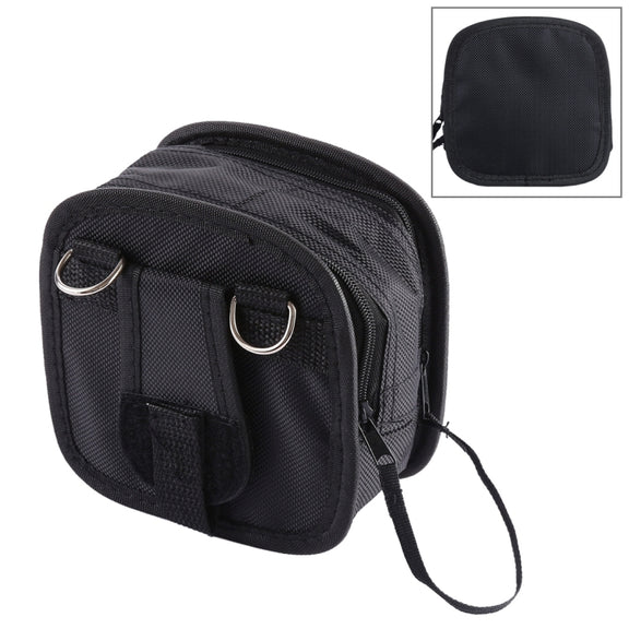 9PCS Nylon Filter Bag with Strap, Size:14��12��6cm(Black)