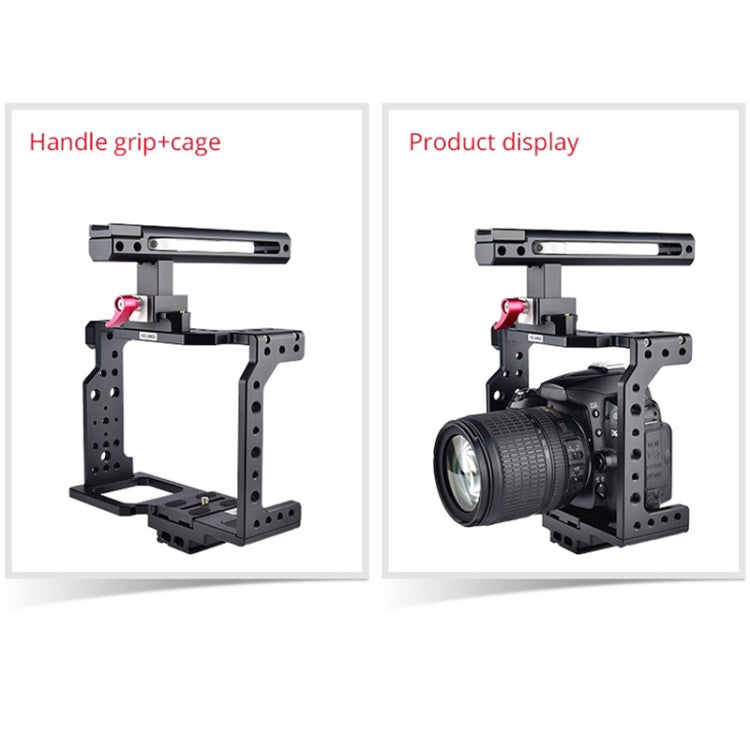 YELANGU C8 YLG0910 Handle Video Camera Cage Stabilizer(Black)