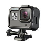 RUIGPRO for GoPro HERO8 Black Standard Border PC ABS Frame Mount Protective Case(Black)