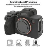 For Sony ILCE-7RM5 / Alpha 7R V Soft Silicone Protective Case (Black)