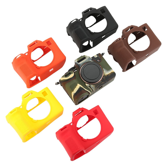 For Sony ILCE-7RM5 / Alpha 7R V Soft Silicone Protective Case (Black)