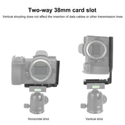 1/4 inch  Vertical Shoot Quick Release L Plate Bracket Base Holder for Nikon Z6 / Z7