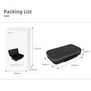 Sunnylife IST-B193 Storage Bag Case Handbag for Insta360 ONE X2 / X(Black)