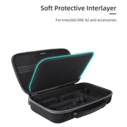 Sunnylife IST-B193 Storage Bag Case Handbag for Insta360 ONE X2 / X(Black)