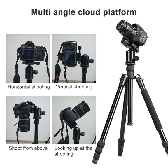 TRIOPO Oubao TA300 Adjustable Portable Aluminum Alloy Tripod with Ball Head for SLR Camera