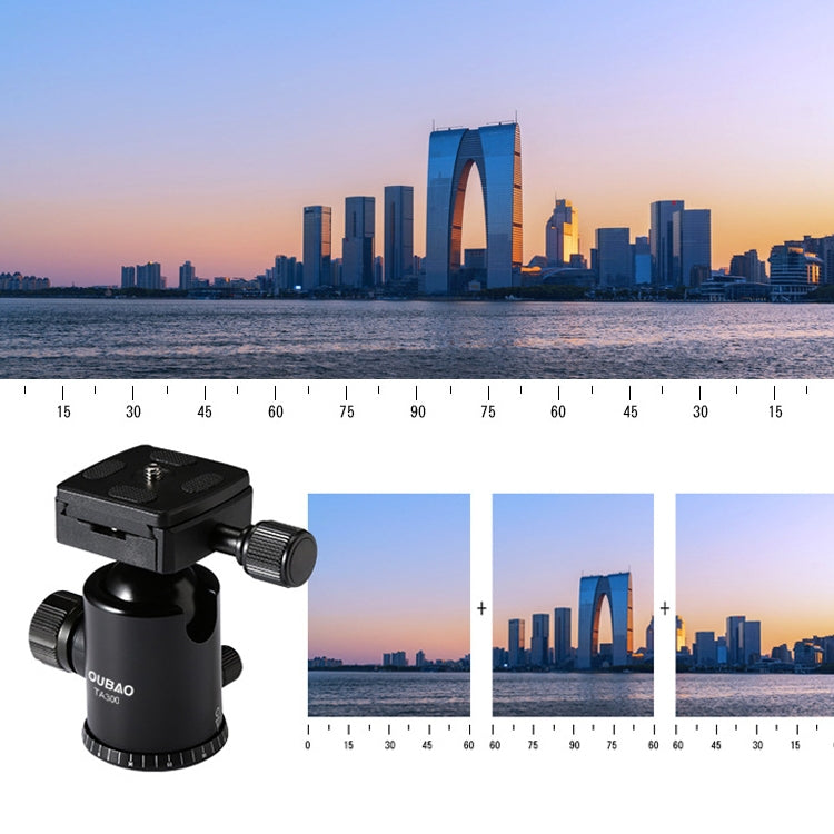 TRIOPO Oubao TA300 Adjustable Portable Aluminum Alloy Tripod with Ball Head for SLR Camera