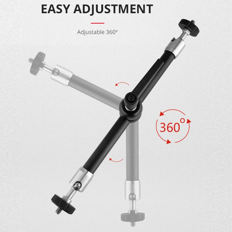 YELANGU 7 inch Adjustable Friction Articulating Magic Arm (Black)