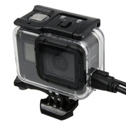For GoPro HERO5 Skeleton Housing Protective Case Cover with Buckle Basic Mount & Lead Screw, Need to Disassemble Lens