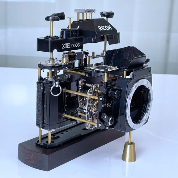 For Ricoh Non-Working Fake Dummy Camera Model Room Props Display Photo Studio Camera Model (Black)