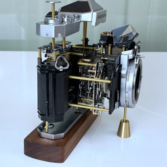 For Nikon Non-Working Fake Dummy Camera Model Room Props Display Photo Studio Camera Model (Coffee)