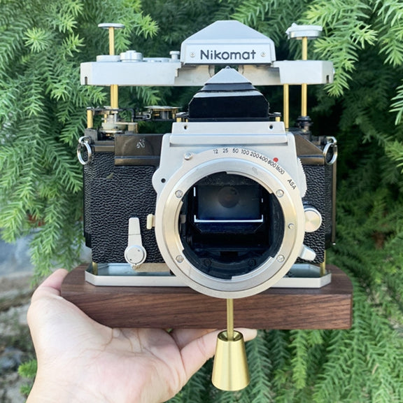 For Nikon Non-Working Fake Dummy Camera Model Room Props Display Photo Studio Camera Model (Coffee)