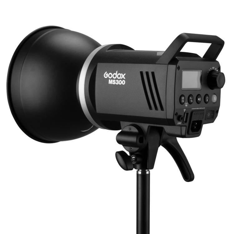 Godox MS300 Studio Flash Light 300Ws Bowens Mount Studio Speedlight with Cover(EU Plug)
