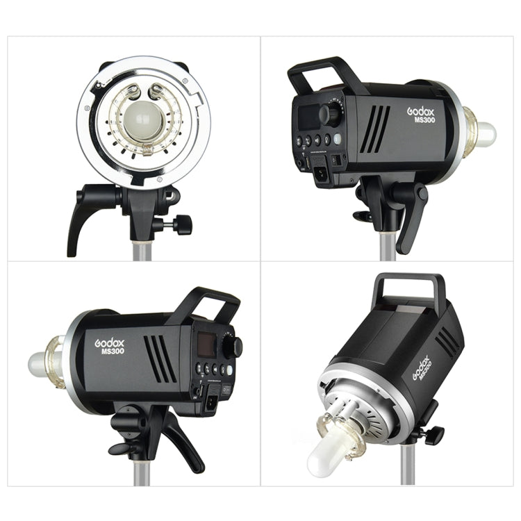 Godox MS300 Studio Flash Light 300Ws Bowens Mount Studio Speedlight with Cover(AU Plug)