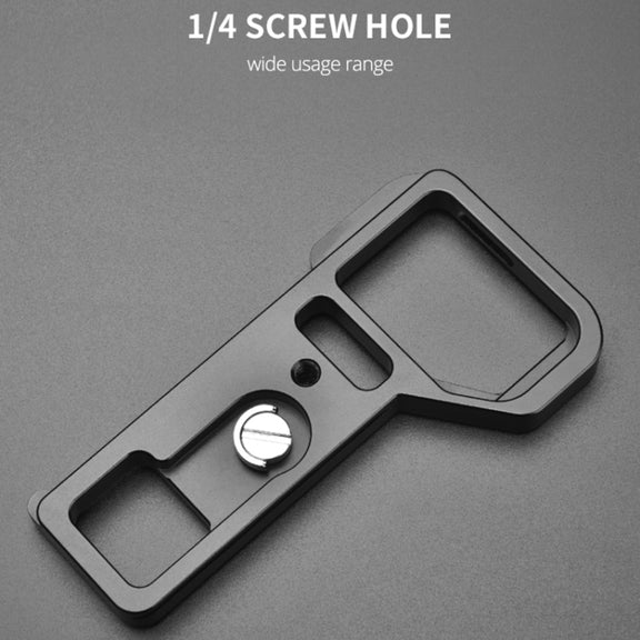 YELANGU CL8 Camera Expansion Board Base L Plate for Sony ILCE-9M2 / A9 II  / ILCE-7RM4 / A7R IV(Black)