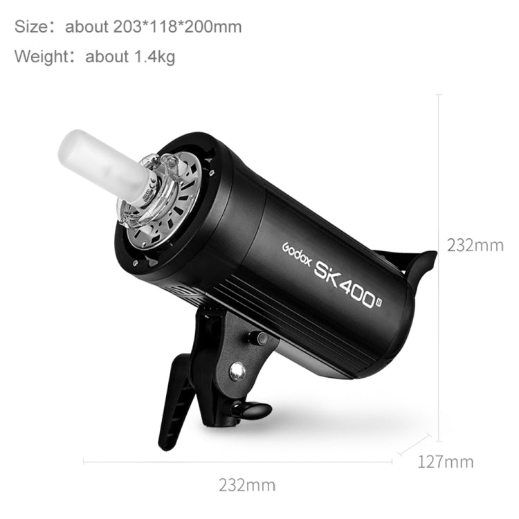Godox SK400II Studio Flash Light 150Ws Bowens Mount Studio Speedlight(EU Plug)